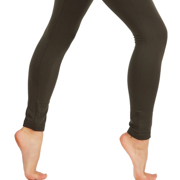 Fleece leggings with highwaist AMG 538 - Picture 3 of 6